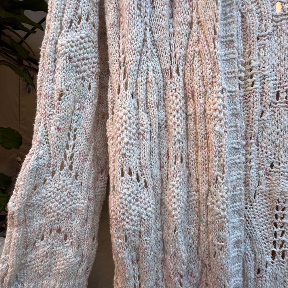 PilCro - Anthropologie Cream Longline Cardigan - Picture 3 of 7